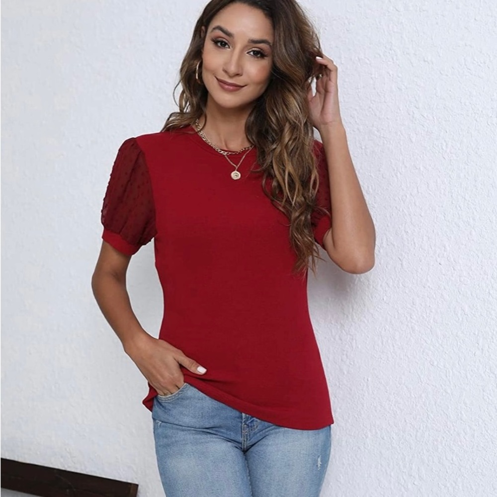 New in Bag!  Puff sleeved blouse